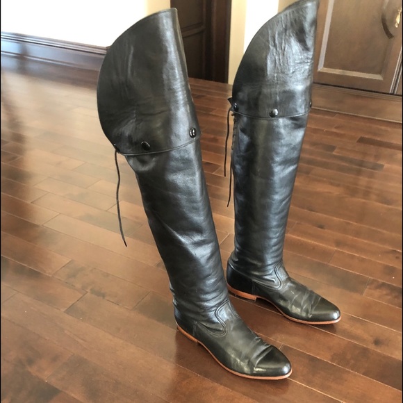 Genuine leather boots